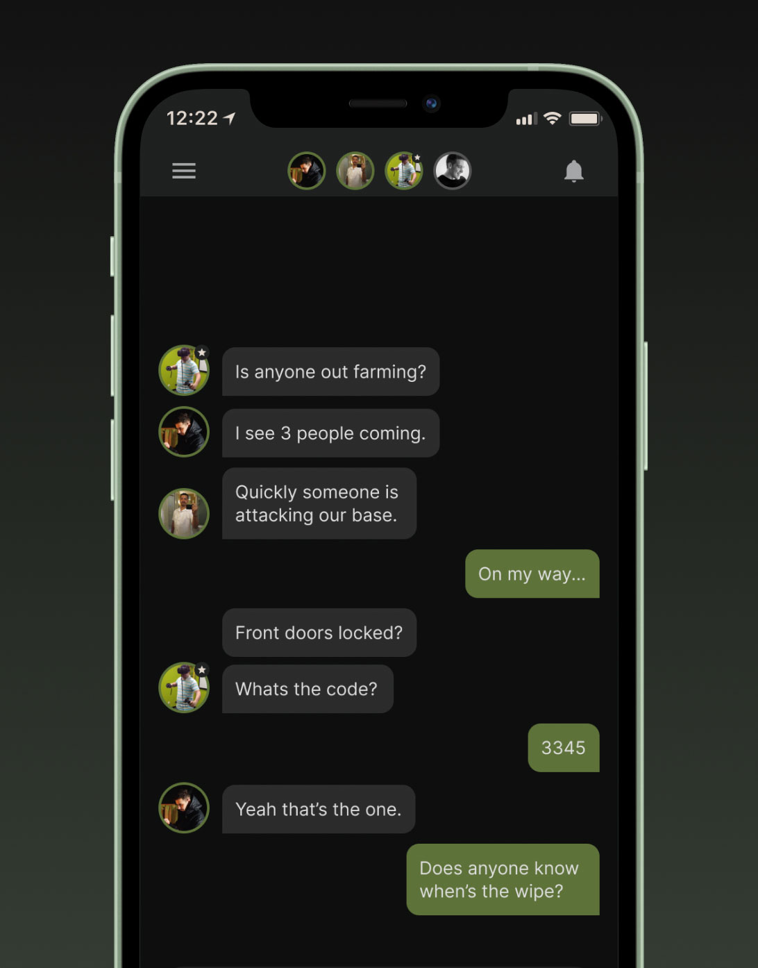 Rust+ Companion Team View